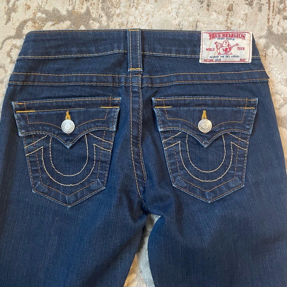 True religion dark wash jeans